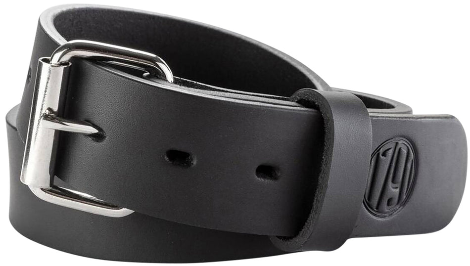 1791 Gunleather BLT013236SBLA Stealth Black Leather Gun Belt 32/36 1.5" Wide