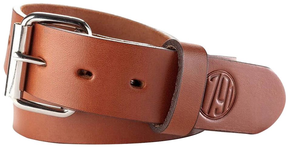1791 Gunleather BLT014448CBRA Classic Brown Leather Gun Belt 44/48 1.5" Wide