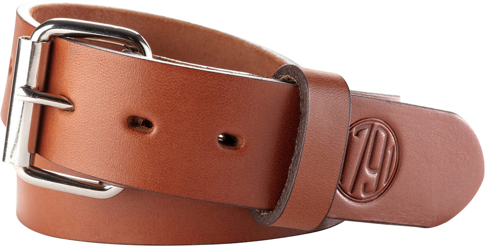 1791 Gunleather BLT014650CBRA Classic Brown Leather Gun Belt 46/50 1.5" Wide