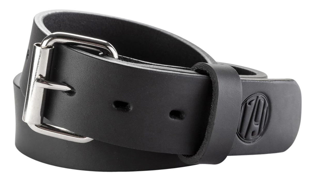 1791 Gunleather BLT014852SBLA Stealth Black Leather Gun Belt 48/52 1.5" Wide