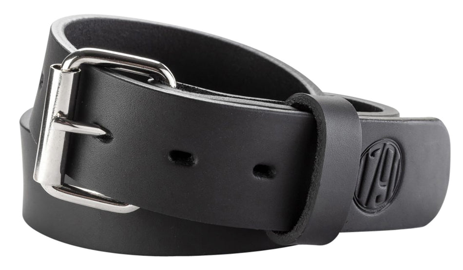 1791 Gunleather BLT014852SBLA Stealth Black Leather Gun Belt 48/52 1.5" Wide