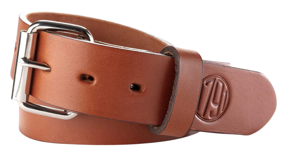 1791 Gunleather BLT014852CBRA Classic Brown Leather Gun Belt 48/52 1.5" Wide