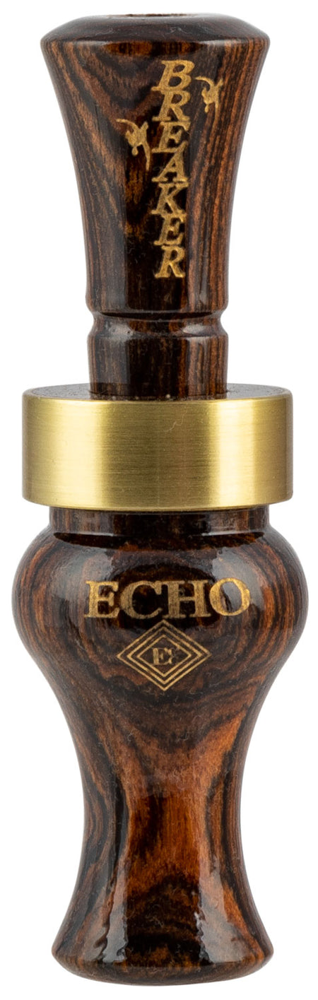 Echo Breaker Single Reed Mallard Hen Call, Brown Bocote Timber