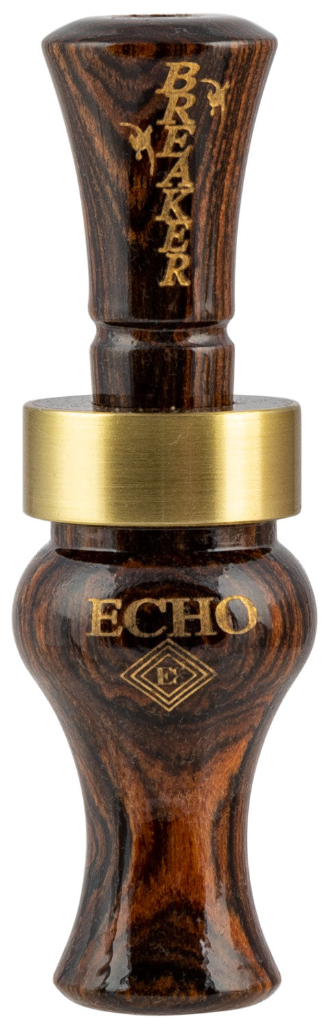 Echo Breaker Single Reed Mallard Hen Call, Brown Bocote Timber