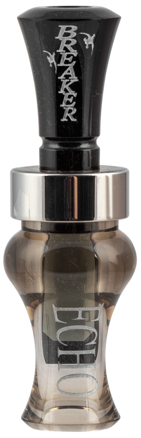 Echo Breaker Single Reed Mallard Hen Call, Smoke Acrylic