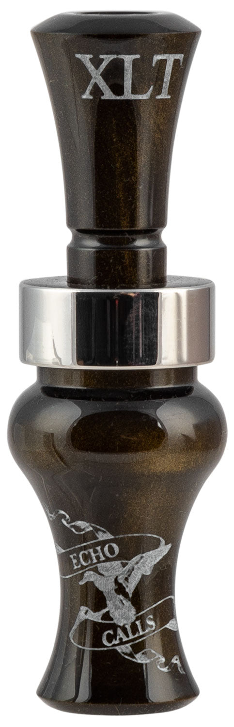 Echo XLT Single Reed Mallard Call, Black Gold Pearl Acrylic