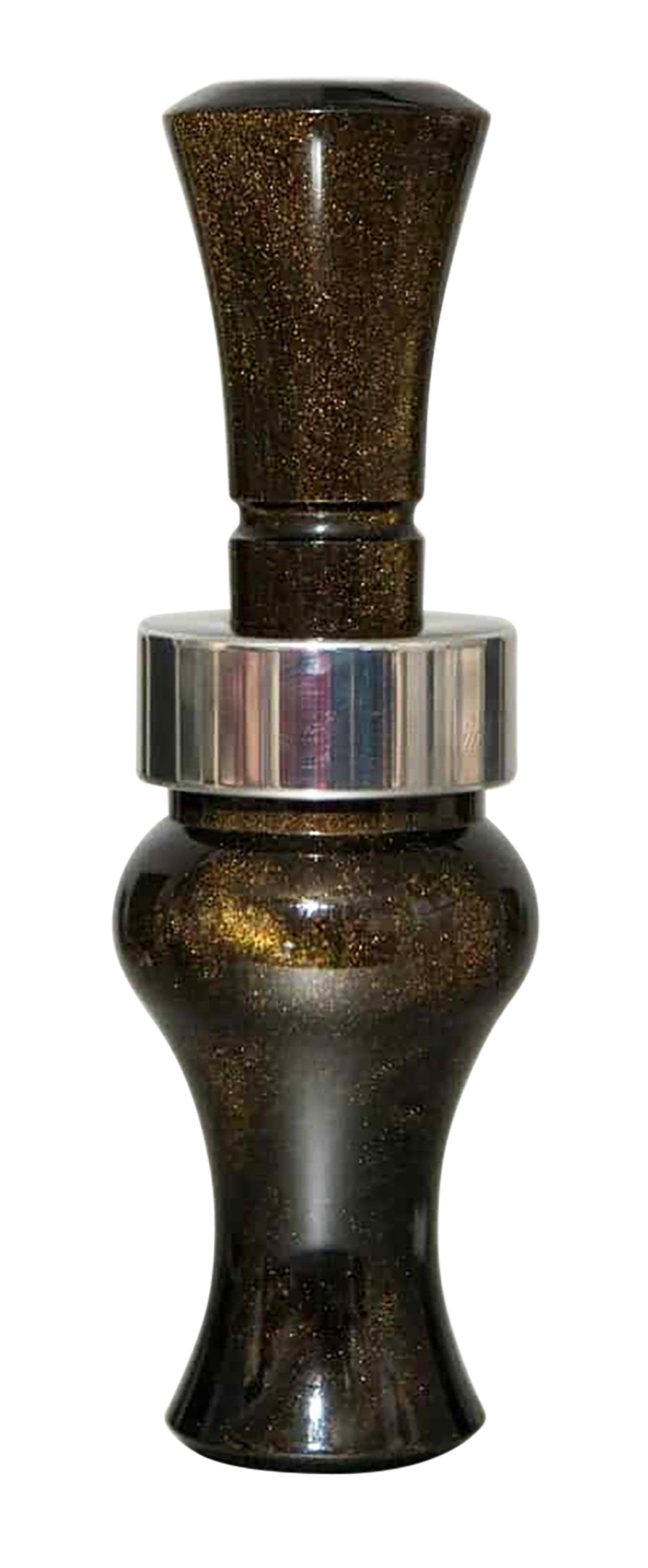 Echo Meat Hanger Double Reed Mallard Call, Black Gold Pearl Acrylic