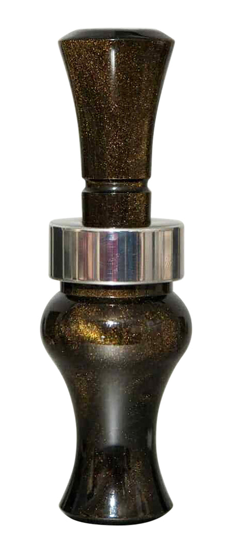 Echo Meat Hanger Double Reed Mallard Call, Black Gold Pearl Acrylic