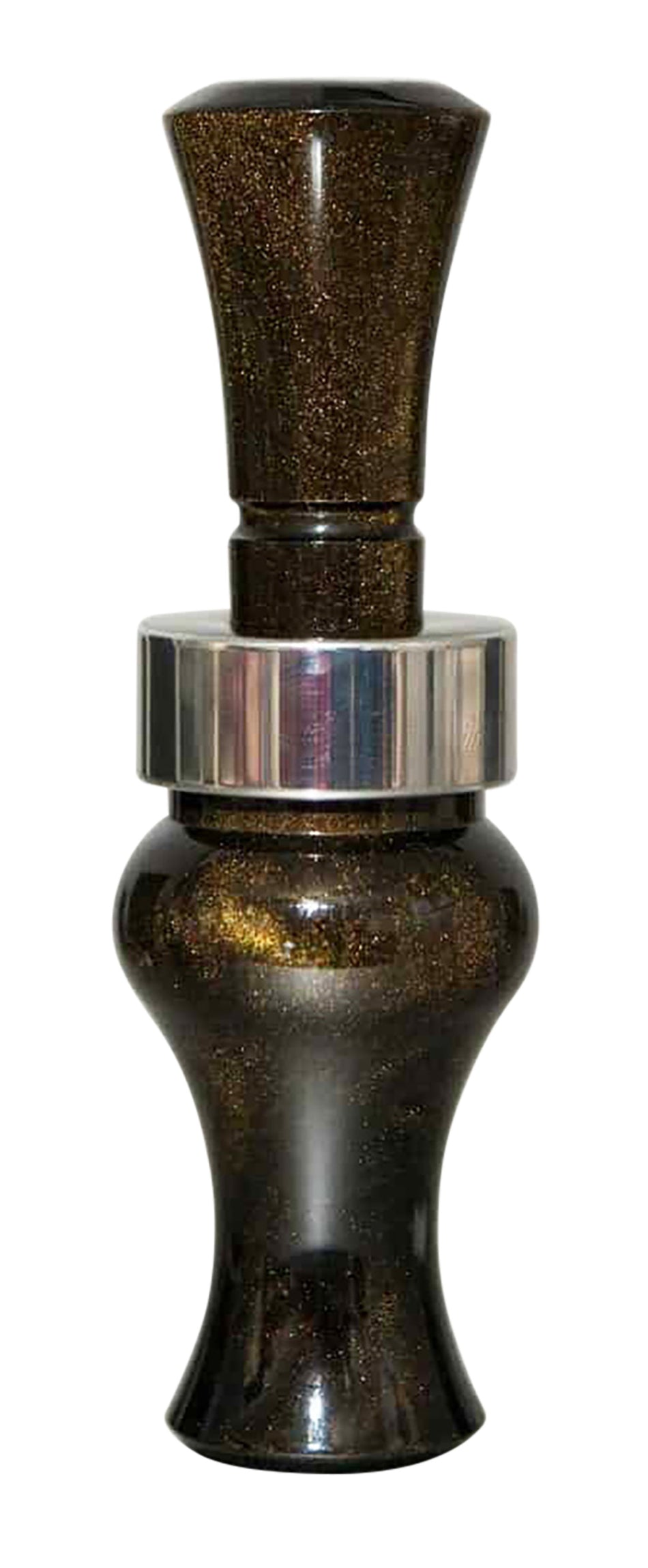 Echo Meat Hanger Double Reed Mallard Call, Black Gold Pearl Acrylic