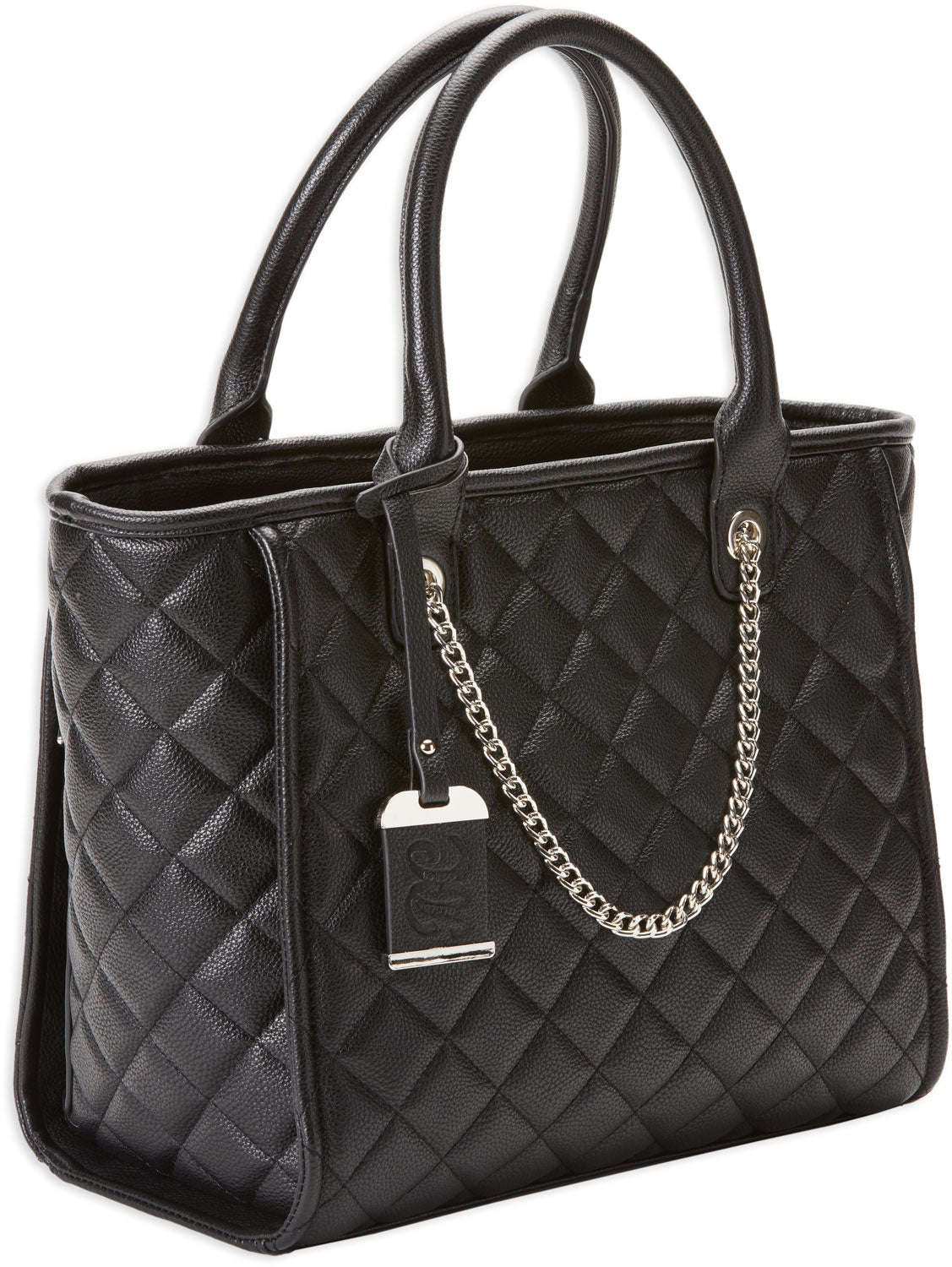 Bulldog BDP058 Black Nylon Quilted Tote Purse with Holster Fits Most Small Autos and Revolvers Ambidextrous