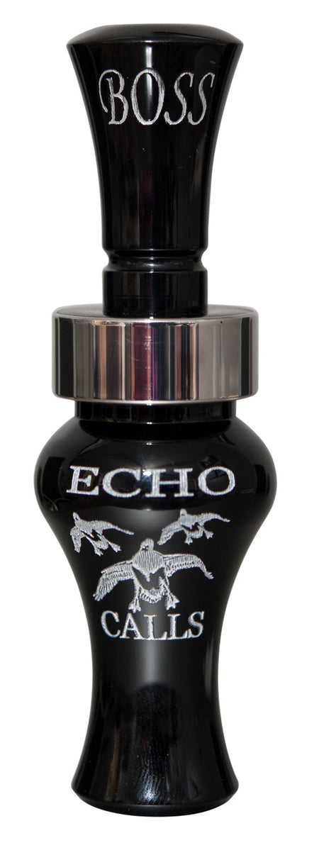 Echo Boss Single Reed Mallard Competition Call, Black Acrylic