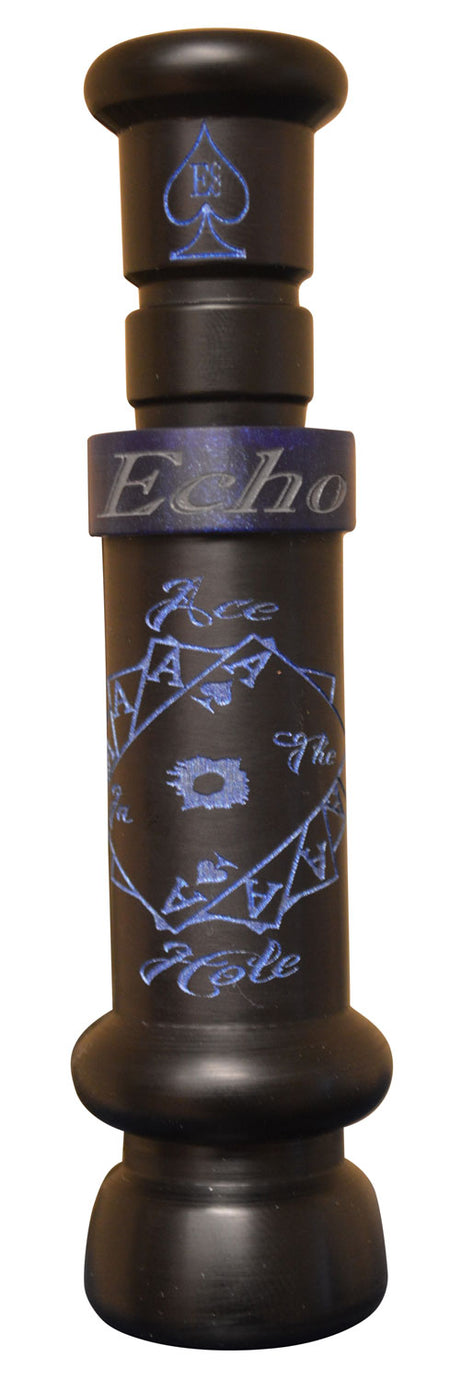 Echo Ace in the Hole Single Reed Mallard Call, Matte Black Acrylic