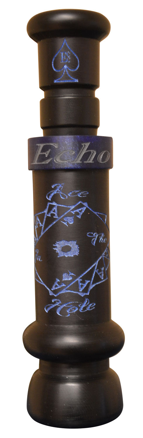 Echo Ace in the Hole Single Reed Mallard Call, Matte Black Acrylic