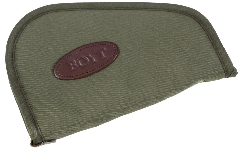 Boyt Harness 0PP620009 Heart-Shaped Pistol Rug 12" OD Green Canvas Handgun Storage