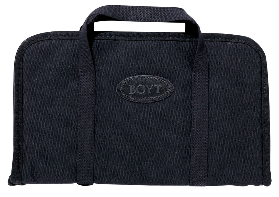 Boyt Harness 0PP640003 Rectangular Pistol Rug Black Canvas Handgun Storage