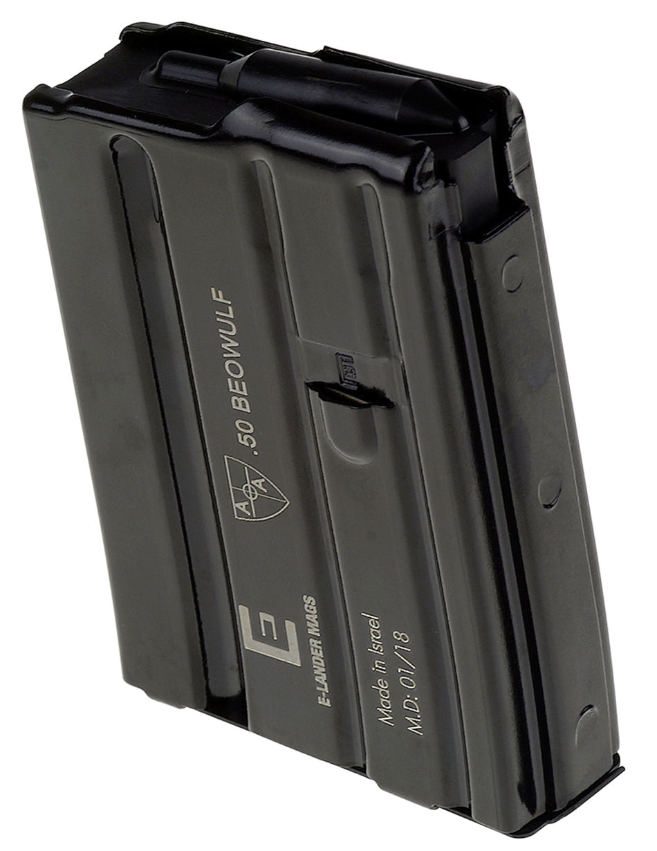 Alexander Arms MEB504 4rd .50 Beowulf Magazine for AR-15 Black Steel
