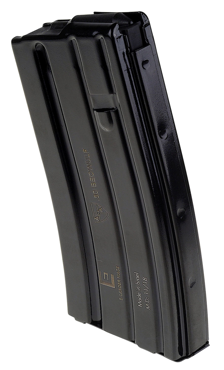 Alexander Arms MEB507 7rd .50 Beowulf Magazine for Beowulf Weapon System Black Steel