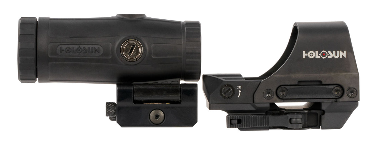 Holosun HS510C with HM3X Magnifier Combo Black 2 MOA Red Dot 65 MOA Circle Multi-Reticle