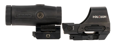 Holosun HS510C with HM3X Magnifier Combo Black 2 MOA Red Dot 65 MOA Circle Multi-Reticle
