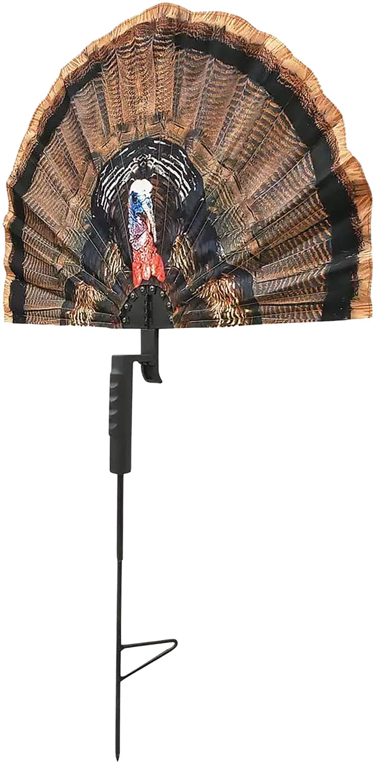 Mojo Outdoors HW2497 Fatal Fan Turkey Fan Decoy Folding Stake Synthetic