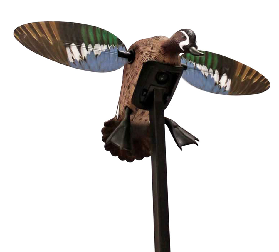 Mojo Outdoors HW24753P Elite Series Blue Wing Teal Duck Decoy Magnetic Wings Remote Compatible