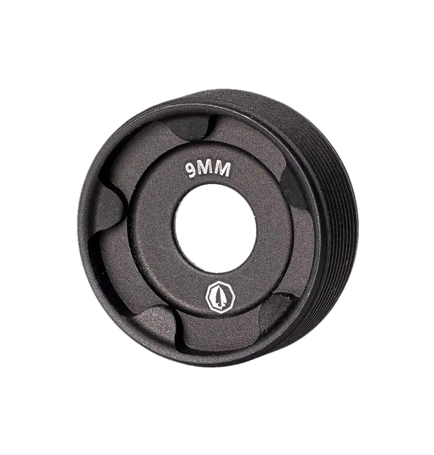 Rugged Suppressors FC002 9mm Luger Black Suppressor Front End Cap