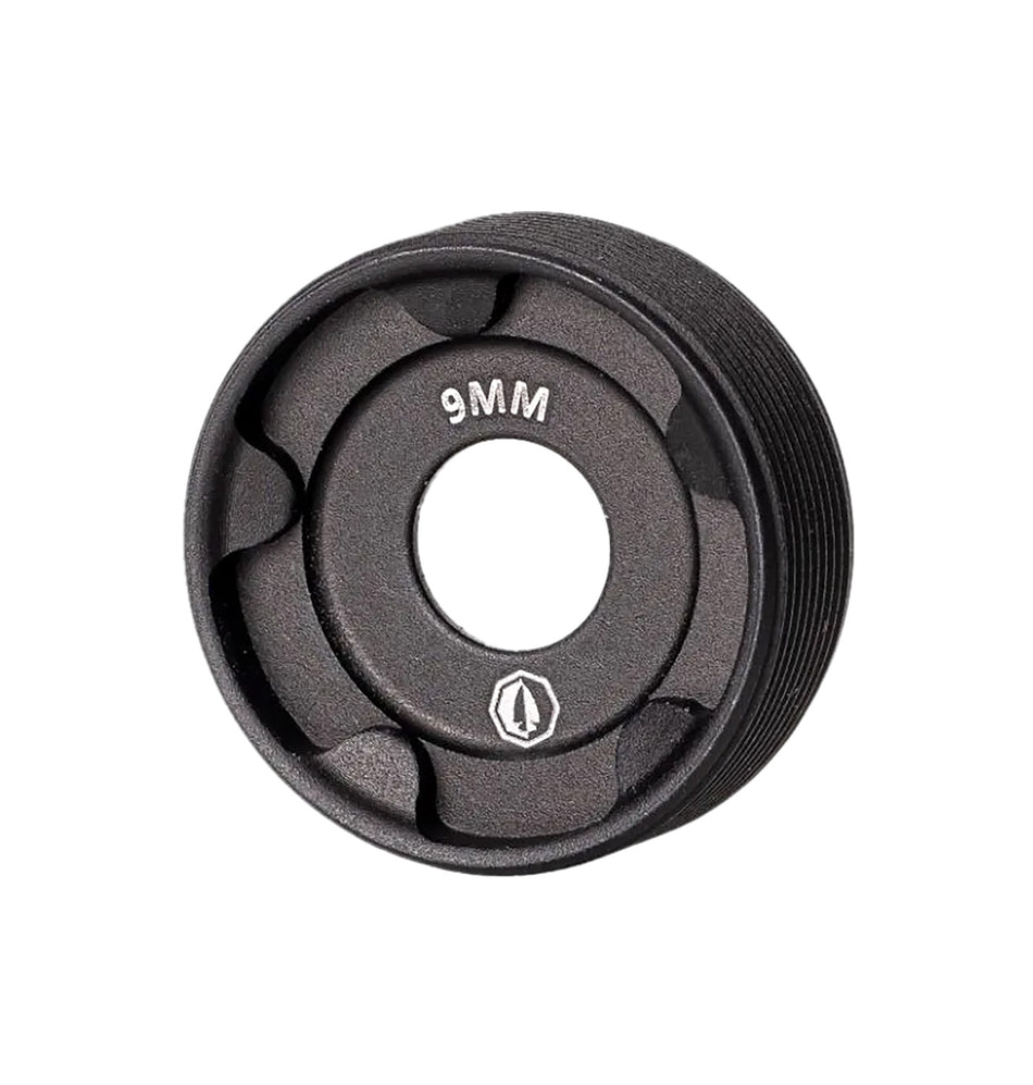 Rugged Suppressors FC002 9mm Luger Black Suppressor Front End Cap