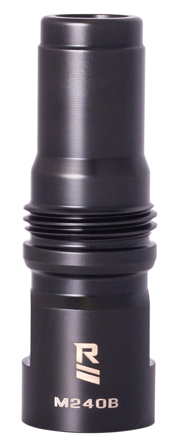 Rugged MD002 M240B Muzzle Device Black with 25/32x24 Threads & Dual Taper Locking for Surge762, Razor762 & Micro30 Suppressors