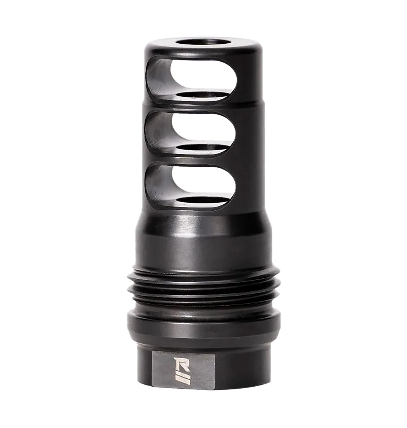 Rugged MB011 3 Port Muzzle Brake Black 1/2-28 Threads 2.16" OAL 5.56 NATO Compatible with Surge762 Razor762 Micro30