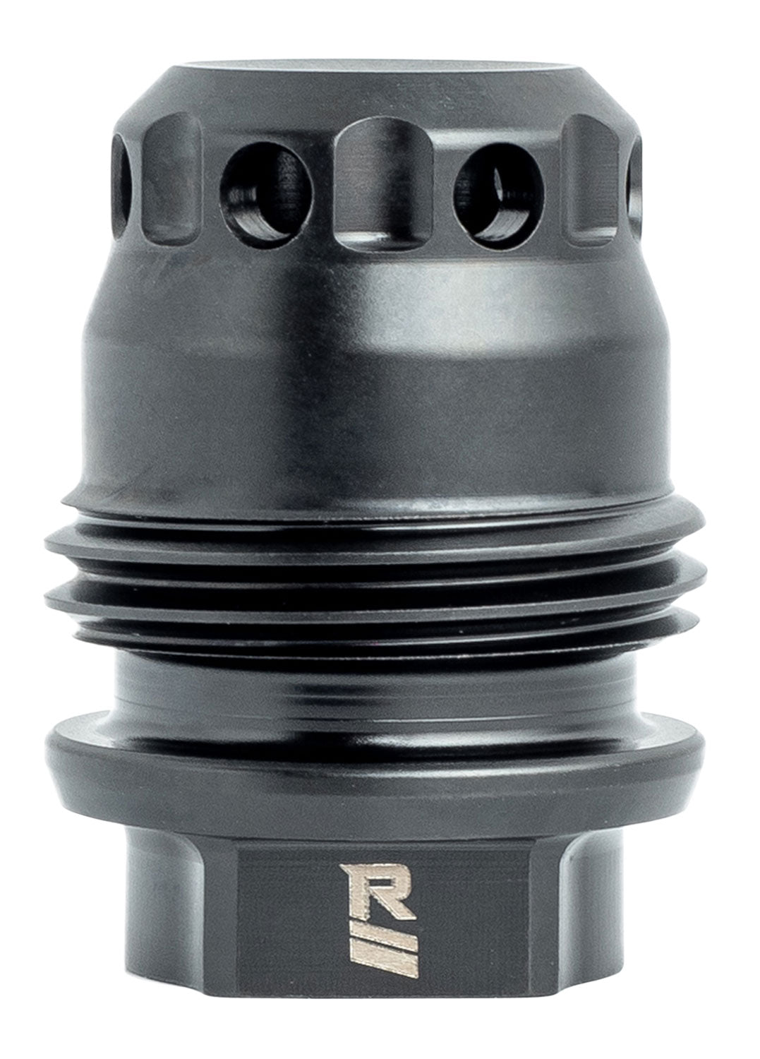 Rugged MB012 M2 Muzzle Brake Black 5/8-24 Threads 1.30" OAL Dual Taper Lock Compatible with Surge762 Razor762 Micro30
