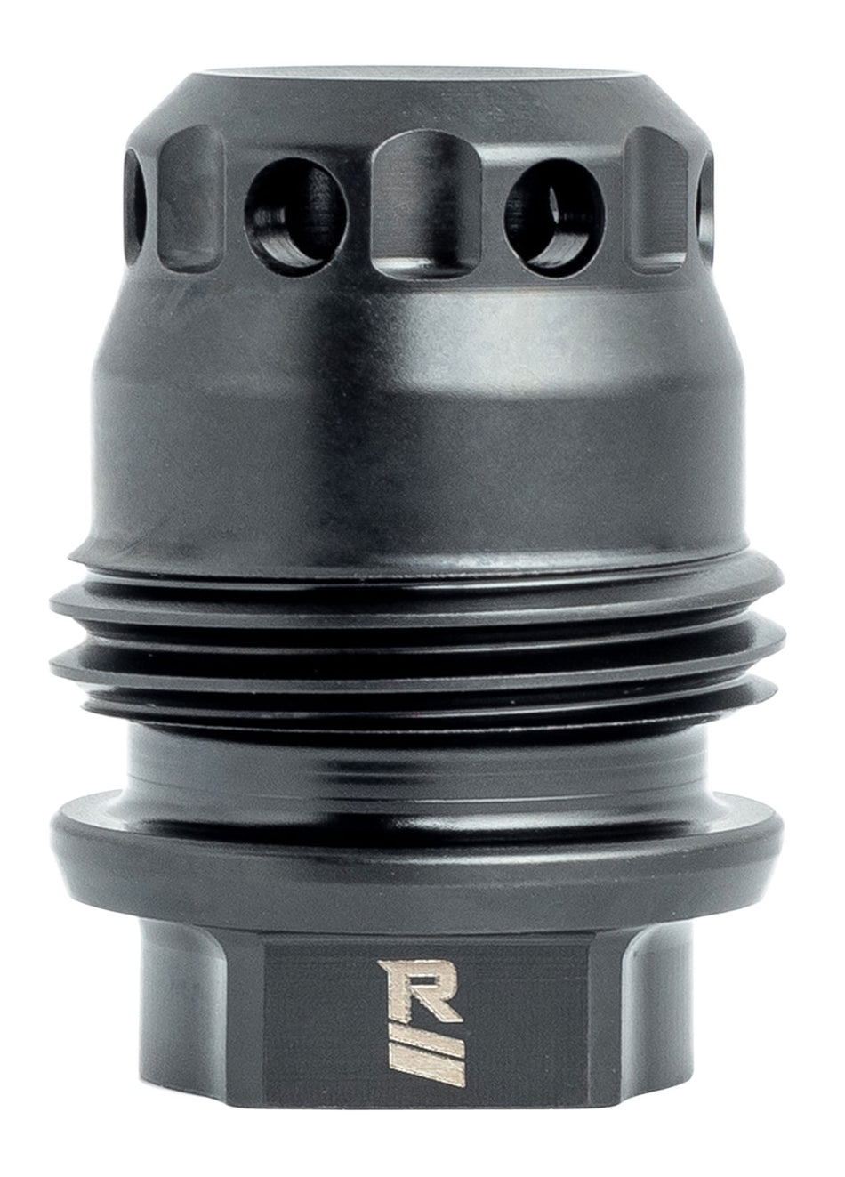 Rugged MB012 M2 Muzzle Brake Black 5/8-24 Threads 1.30" OAL Dual Taper Lock Compatible with Surge762 Razor762 Micro30