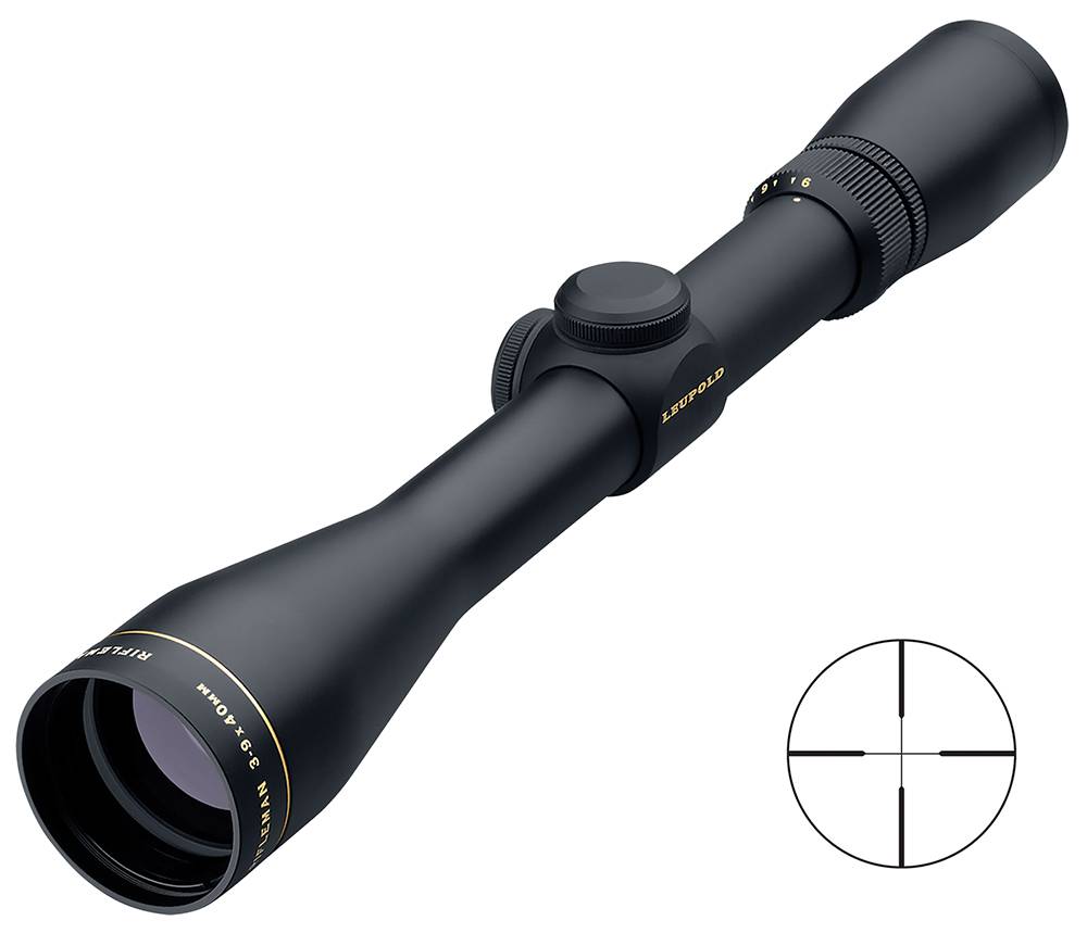 Leupold Rifleman 3-9x40mm Scope Black Matte Finish Wide Duplex Reticle SFP 56160