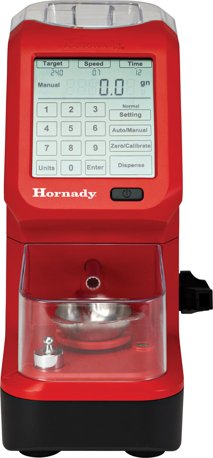 Hornady Auto Charge Pro Powder Dispenser Touchscreen Precise to 0.1 Grain Red