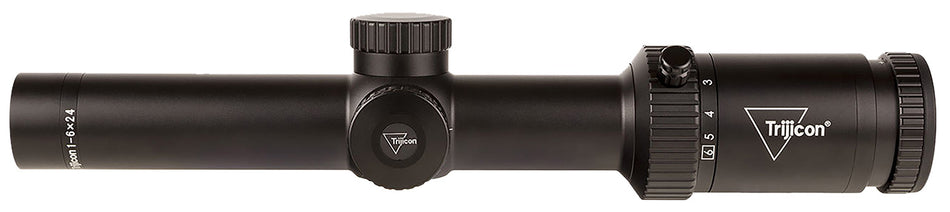 Trijicon Credo HX 2900021 Satin Black 1-6x24mm 30mm Tube LED Red Illuminated MOA Segmented Circle Reticle