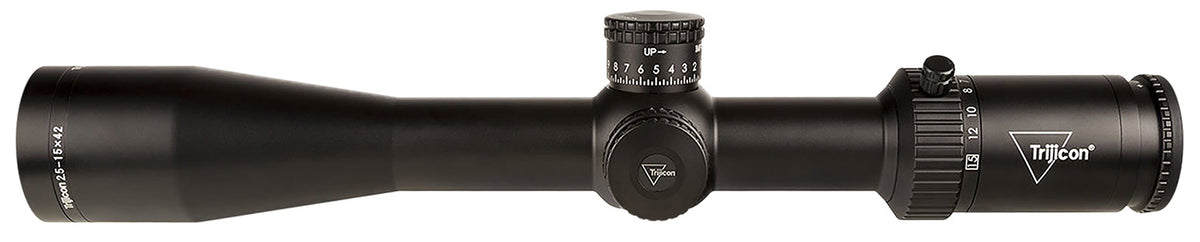 Trijicon Credo HX 2900033 Satin Black 2.5-15x42mm 30mm Tube LED Red Illuminated MOA Center Dot Reticle