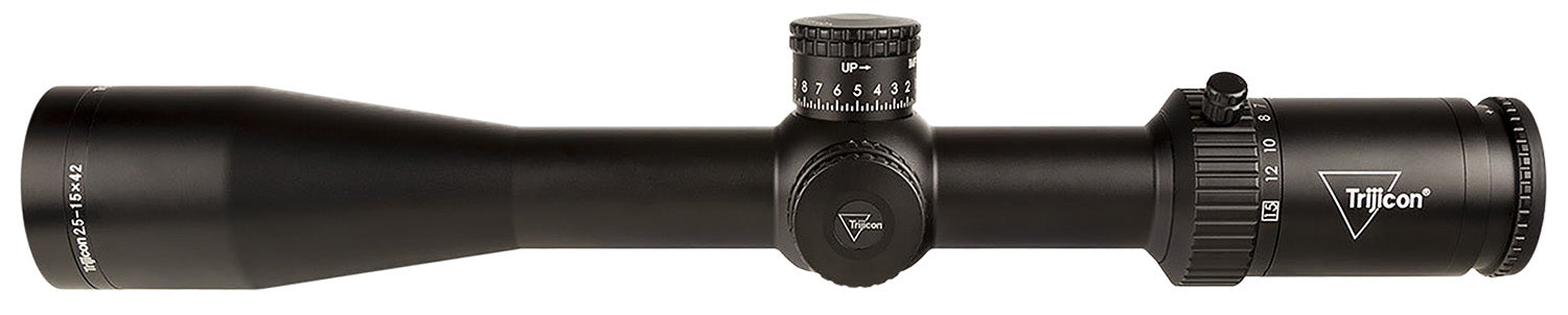 Trijicon Credo HX 2900033 Satin Black 2.5-15x42mm 30mm Tube LED Red Illuminated MOA Center Dot Reticle