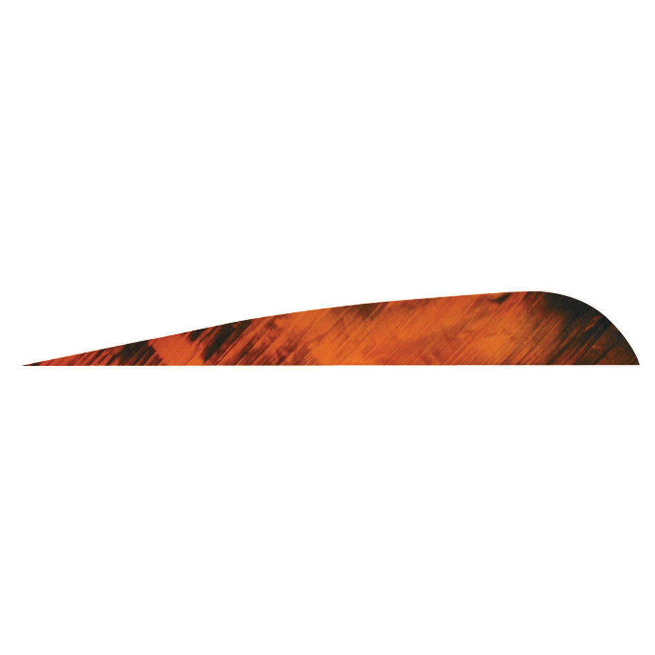 Gateway TreBark Camo Parabolic Die Cut Feathers Tre-Orange 4 in. RW 100 pk.