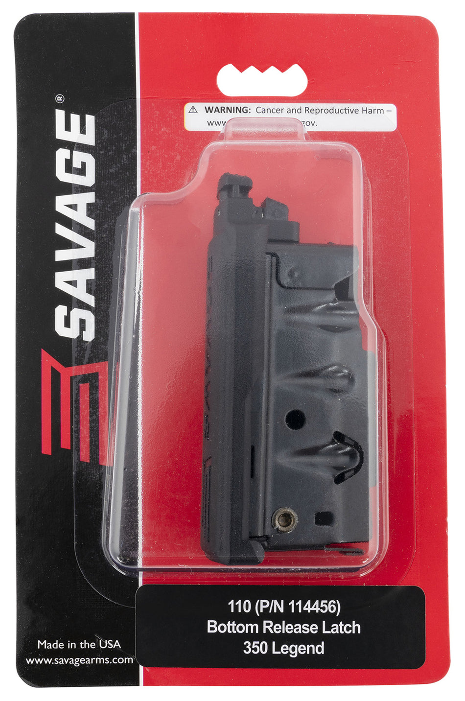 Savage Arms 55236 4rd Blued Magazine 350 Legend Compatible with Savage Axis/Apex/10/11/16
