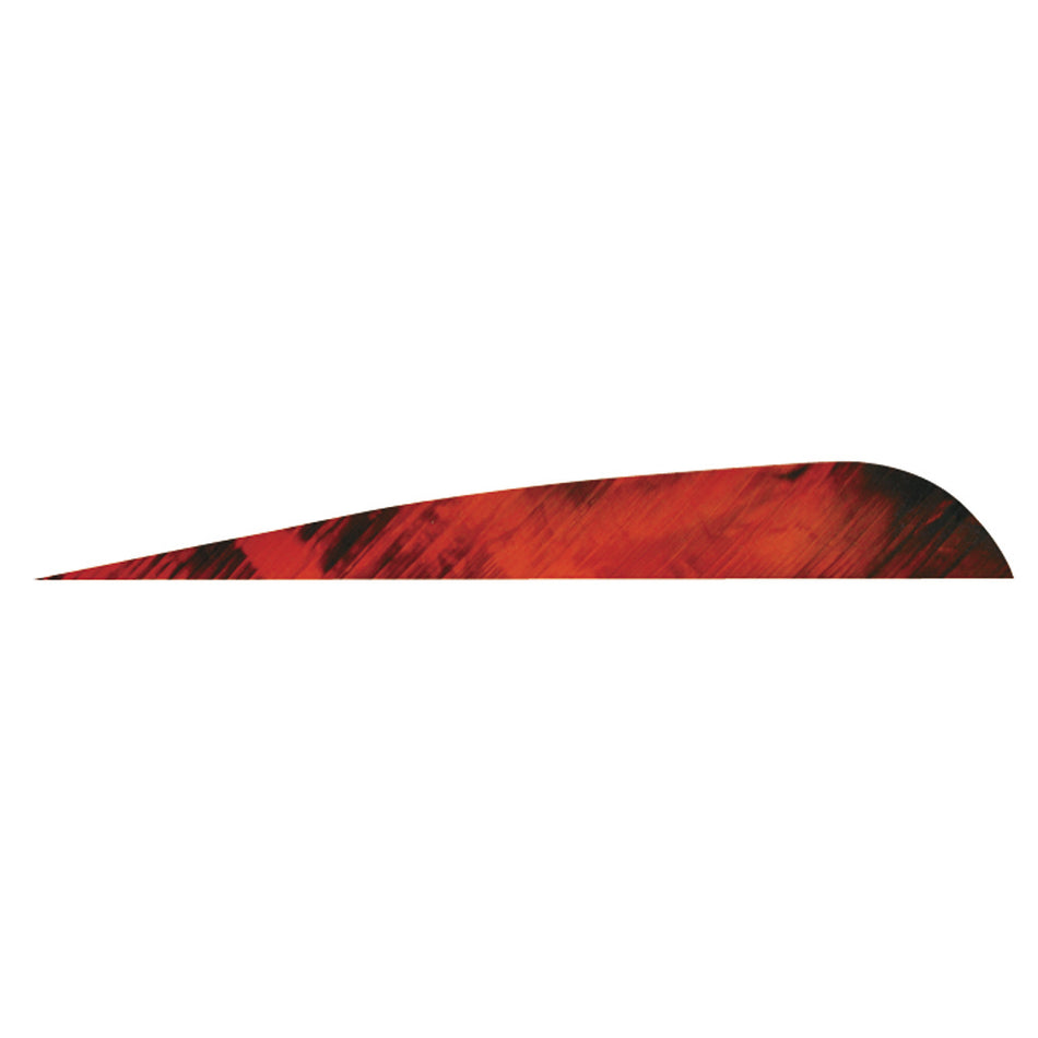 Gateway TreBark Camo Parabolic Die Cut Feathers Tre-Red 4 in. RW 100 pk.