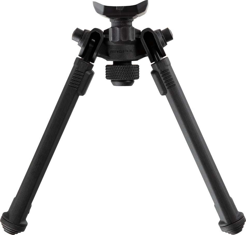 Magpul MAG1075-BLK Black Sling Stud QD Bipod with Rubber Feet, 6.30-10.30" Vertical Range