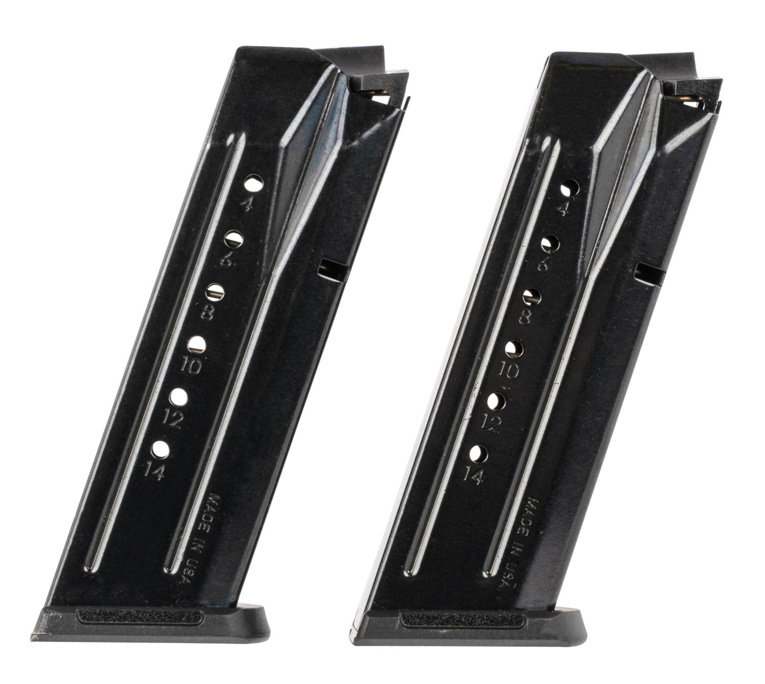 Ruger 90684 Security-9 15 Round 9mm Luger Black Oxide Steel Magazine Value Pack 2-Pack