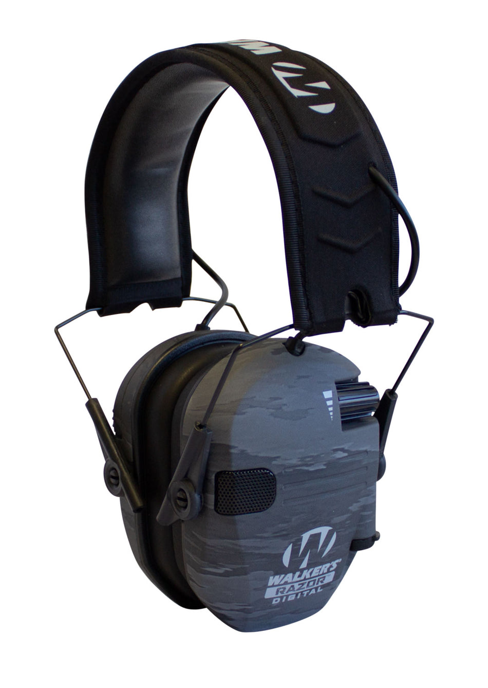 Walker's GWPDRSEMGST Razor PRO Digital Muff 23 NRR Ghost Camo Black Polymer