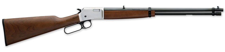 Browning BL-22 FLD .22 LR/Long/Short Rifle, 20" Blued Barrel, Satin Nickel Receiver, Walnut Stock