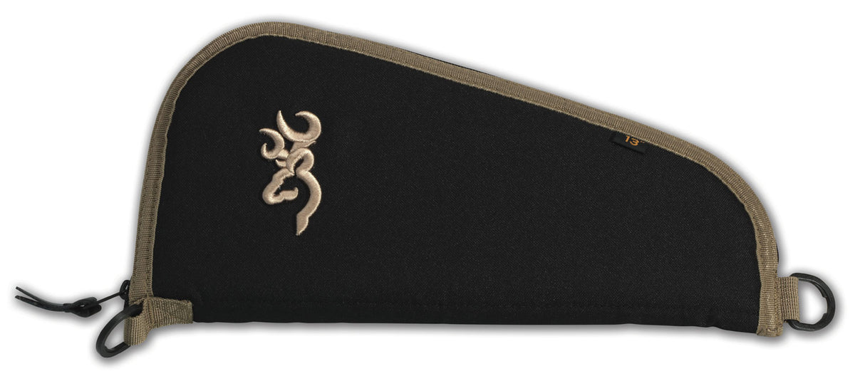Browning Plainsman 13" Pistol Rug Black/Tan 600D Polyester Open-Cell Foam Padded 1430049813
