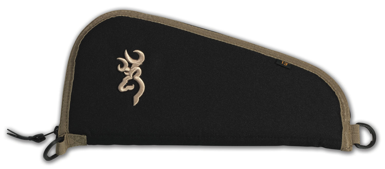 Browning Plainsman 13" Pistol Rug Black/Tan 600D Polyester Open-Cell Foam Padded 1430049813