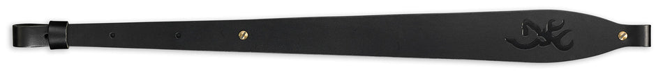 Browning Big Buckmark Adjustable Leather Rifle Sling - Black