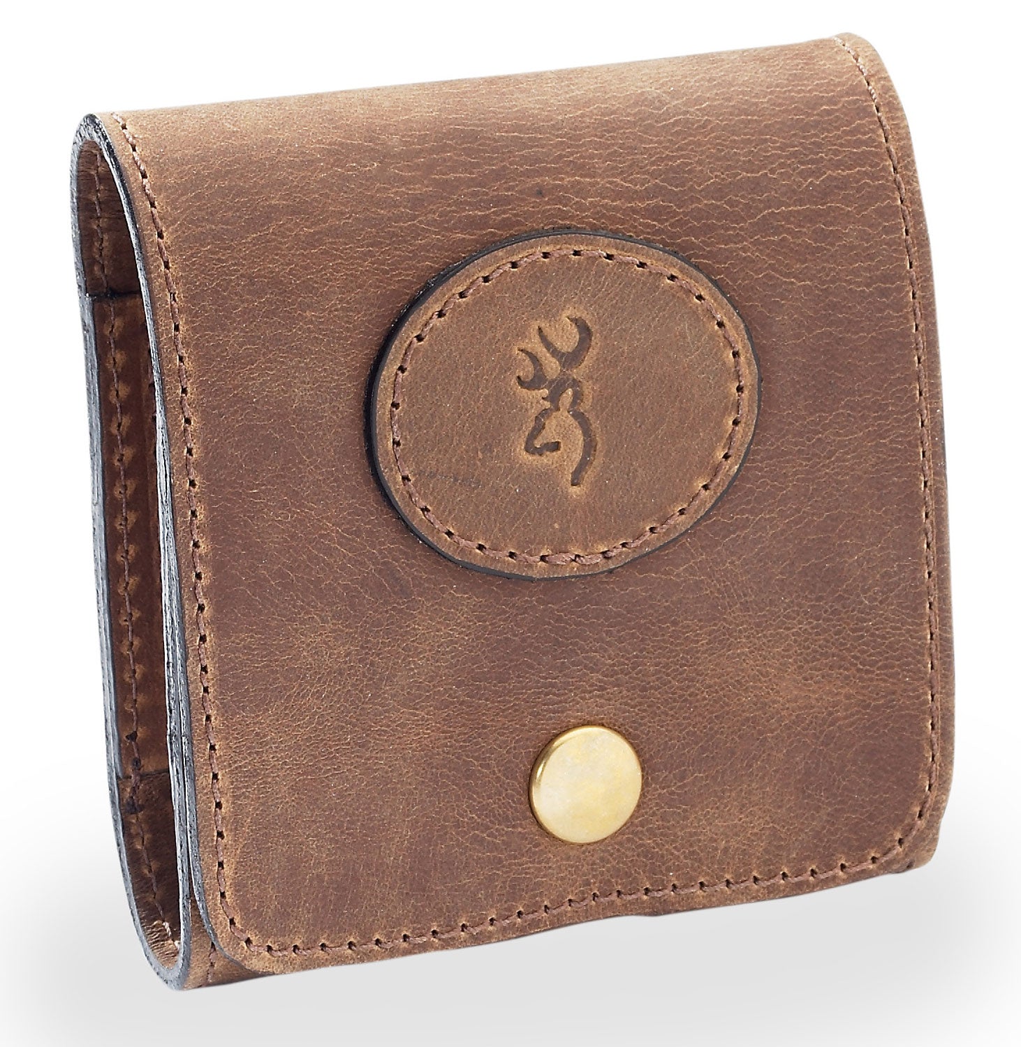 Browning Crazy Horse Top-Grain Leather 10-Round Magnum Rifle Cartridge Holder Belt Loop