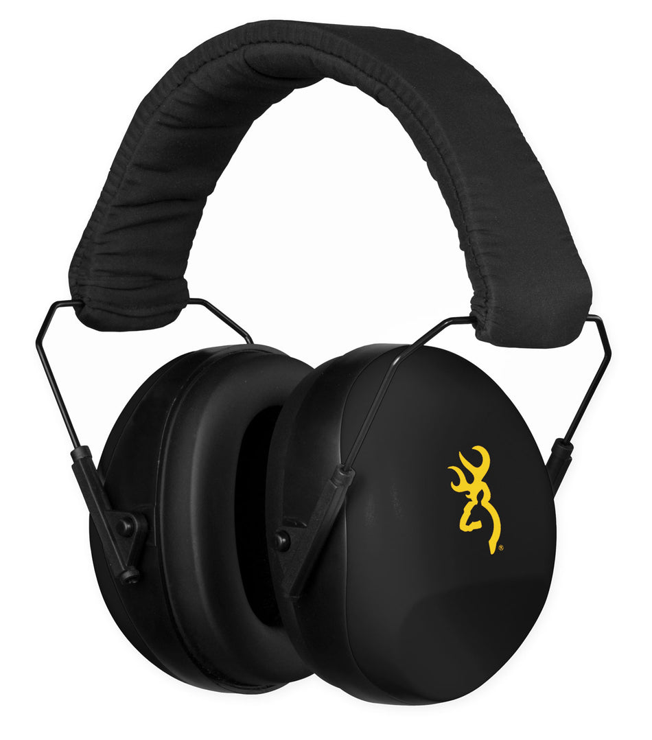 Browning 12682 Buck Mark II Passive Earmuff 27dB NRR Black Adult