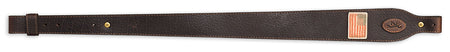 Browning Freedom Adjustable Rifle Sling - Dark Brown Multi-Grain Leather