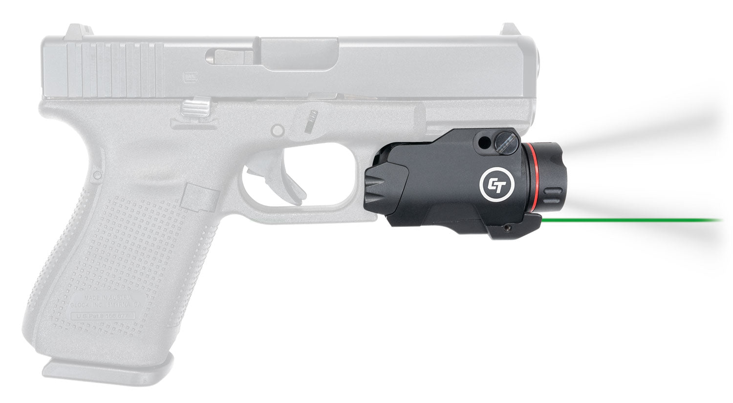 Crimson Trace CMR-207G Rail Master Pro 400 Lumens White Light with Green Laser, Picatinny Rail